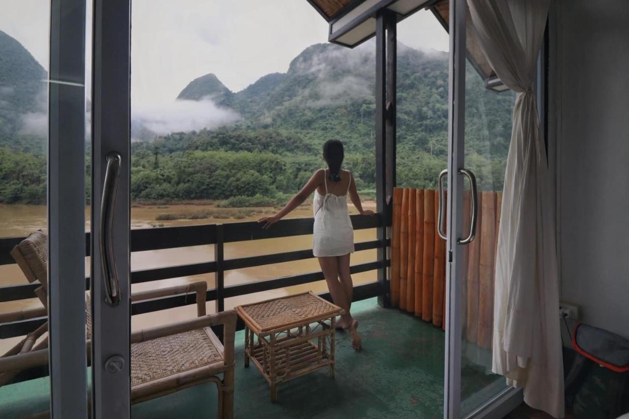 Ning Ning Guesthouse Muang Ngoi Bagian luar foto