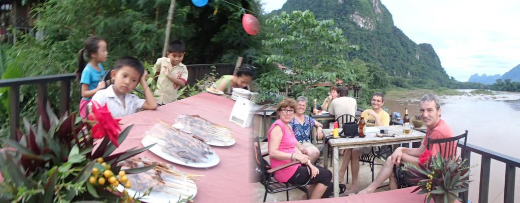 Ning Ning Guesthouse Muang Ngoi Bagian luar foto